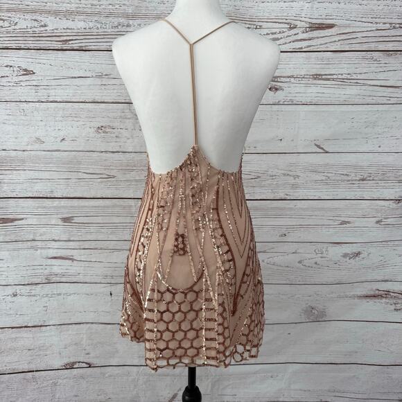 L'ATISTE by Amy New Women's Sequin Open Back Bodycon Dress Size Small - Picture 12 of 15